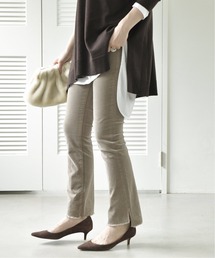 Spick & Span | コーデュロイミッドライズミニフレアスリム◆(その他パンツ)