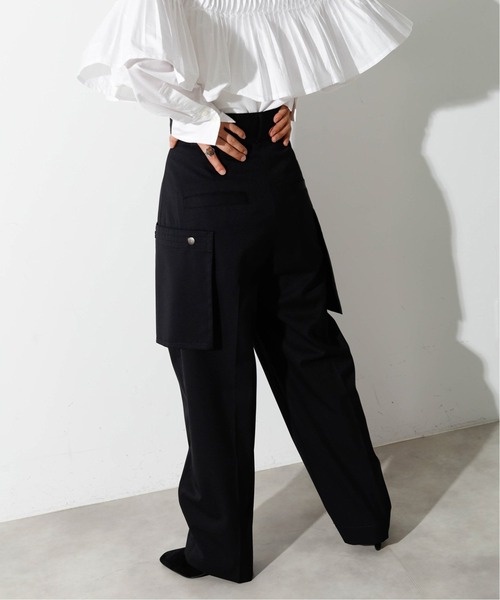 JOURNAL STANDARD（ジャーナルスタンダード）の「【KIARISvintage＆closet×JOURNALSTANDARD】 カーゴスラックスパンツ◆（カーゴパンツ・レディース・ブラック/イエロー・38/36）」の3枚目の写真