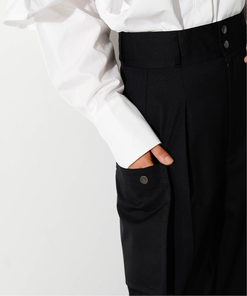 JOURNAL STANDARD（ジャーナルスタンダード）の「【KIARISvintage＆closet×JOURNALSTANDARD】 カーゴスラックスパンツ◆（カーゴパンツ・レディース・ブラック/イエロー・38/36）」の12枚目の写真