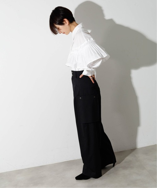 JOURNAL STANDARD（ジャーナルスタンダード）の「【KIARISvintage＆closet×JOURNALSTANDARD】 カーゴスラックスパンツ◆（カーゴパンツ・レディース・ブラック/イエロー・38/36）」の20枚目の写真