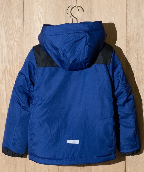 青いロゴ入りフード付きジャケット テクニカル フード ジャケット - 濃青 | ZARA Japan / 日本