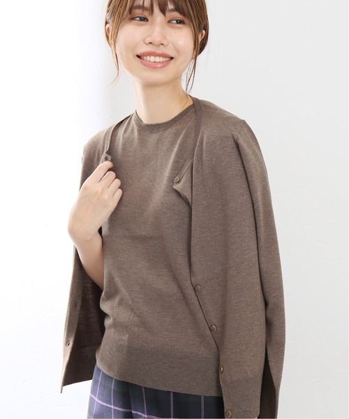 La TOTALITE(ラトータリテ)の「Vi/Pe アンサンブル【手洗い可能】◆(アンサンブル・レディース・ブラック/ベージュ/ライトグリーン/ウッド/バーガンディー・FREE)」の3枚目の写真