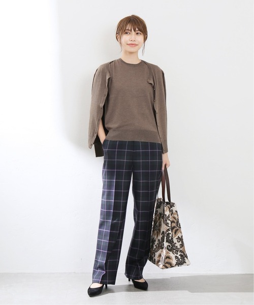 La TOTALITE(ラトータリテ)の「Vi/Pe アンサンブル【手洗い可能】◆(アンサンブル・レディース・ブラック/ベージュ/ライトグリーン/ウッド/バーガンディー・FREE)」の10枚目の写真