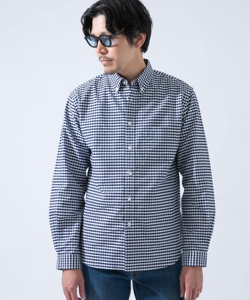 URBAN RESEARCH ROSSO MEN（アーバンリサーチロッソメン）の「『WEB限定』『抗菌』ハイパフォーマンスオックスボタンダウンシャツ（シャツ/ブラウス・メンズ・ブルー系その他/ホワイト/インディゴブルー/ブラック/ネイビー/ブラック系その他/ライトブルー/グレー/グレー系その他/ボルドー/レッド系その他・LARGE/MEDIUM/SMALL/X-LARGE/X-SMALL）」の12枚目の写真