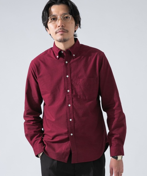URBAN RESEARCH ROSSO MEN（アーバンリサーチロッソメン）の「『WEB限定』『抗菌』ハイパフォーマンスオックスボタンダウンシャツ（シャツ/ブラウス・メンズ・ブルー系その他/ホワイト/インディゴブルー/ブラック/ネイビー/ブラック系その他/ライトブルー/グレー/グレー系その他/ボルドー/レッド系その他・LARGE/MEDIUM/SMALL/X-LARGE/X-SMALL）」の20枚目の写真