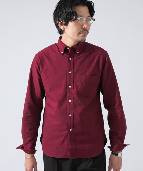 URBAN RESEARCH ROSSO MEN（アーバンリサーチロッソメン）の「『WEB限定』『抗菌』ハイパフォーマンスオックスボタンダウンシャツ（シャツ/ブラウス・メンズ・ブルー系その他/ホワイト/インディゴブルー/ブラック/ネイビー/ブラック系その他/ライトブルー/グレー/グレー系その他/ボルドー/レッド系その他・LARGE/MEDIUM/SMALL/X-LARGE/X-SMALL）」の21枚目の写真