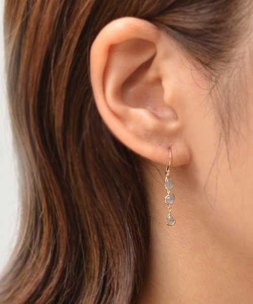 sowi ソーイ ピアス K10YG sowi ソーイ レースフープピアス・フレンチ