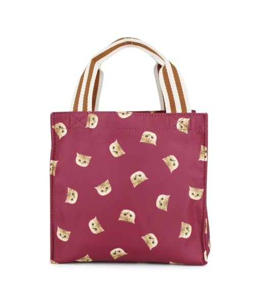 PAUL & JOE ACCESSOIRES(ポールアンドジョーアクセソワ)の「PAUL & JOE ACCESSOIRES (ポール&ジョーアクセソワ) ランチトート スモールヌネット総柄 ポールアンドジョー PJA-B483(トートバッグ・レディース・ワイン/グリーン/パープル/ネイビー・FREE)」の13枚目の写真