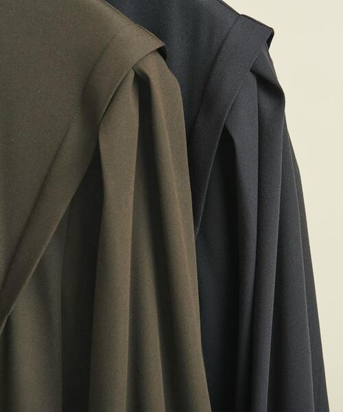 BEAUTY&YOUTH UNITED ARROWS(ビューティーアンドユースユナイテッドアローズ)の「BY スタンドカラーワンピース -ウォッシャブル- ∴(ワンピース・レディース・ネイビー/オリーブ/その他9/モカ・FREE)」の9枚目の写真