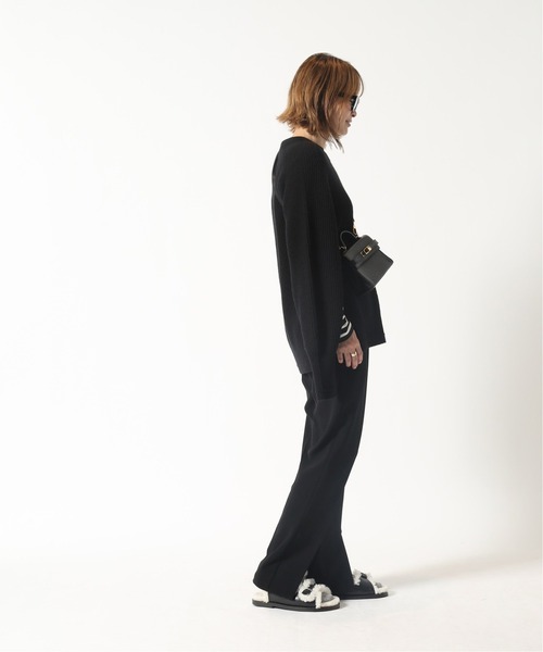 新品未使用タグ付★ 【CINOH/チノ 】 SLIT BLACK パンツ セール】【CINOH/チノ 】 SLIT BLACK パンツ（チノパンツ