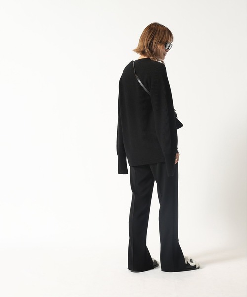 セール】【CINOH/チノ 】 SLIT BLACK パンツ（チノパンツ）｜CINOH