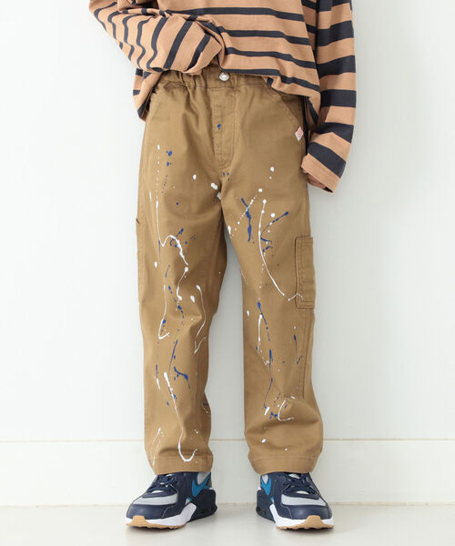 B:MING by BEAMS（ビーミングバイビームス）の「UNIVERSAL OVERALL × B:MING by BEAM / 別注 スプラッシュ ペインターパンツ（110~150cm）（チノパンツ・キッズ・ブラック/ベージュ/ブラウン・110/120/130/140/150）」の10枚目の写真