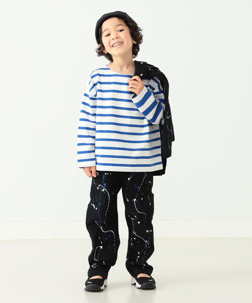 B:MING by BEAMS（ビーミングバイビームス）の「UNIVERSAL OVERALL × B:MING by BEAM / 別注 スプラッシュ ペインターパンツ（110~150cm）（チノパンツ・キッズ・ブラック/ベージュ/ブラウン・110/120/130/140/150）」の20枚目の写真