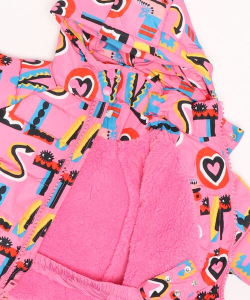 STELLA McCARTNEY（ステラマッカートニー）の「Stella Loves フーデッド パファー ジャケット（その他アウター・キッズ・ピンク・4Y/6Y）」の4枚目の写真
