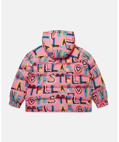 STELLA McCARTNEY（ステラマッカートニー）の「Stella Loves フーデッド パファー ジャケット（その他アウター・キッズ・ピンク・4Y/6Y）」の5枚目の写真