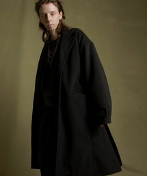 ENDER PRODUCTS | ビッグシルエット メルトン サイドスリットロングチェスターコート 【ENDER PRODUCTS/エンダープロダクツ】(チェスターコート)