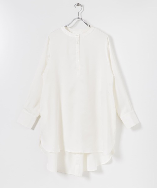 SENSE OF PLACE by URBAN RESEARCH（センスオブプレイスバイアーバンリサーチ）の「クルーネックチュニックブラウス（シャツ/ブラウス・レディース・オフホワイト/ライトベージュ・ONE）」の13枚目の写真