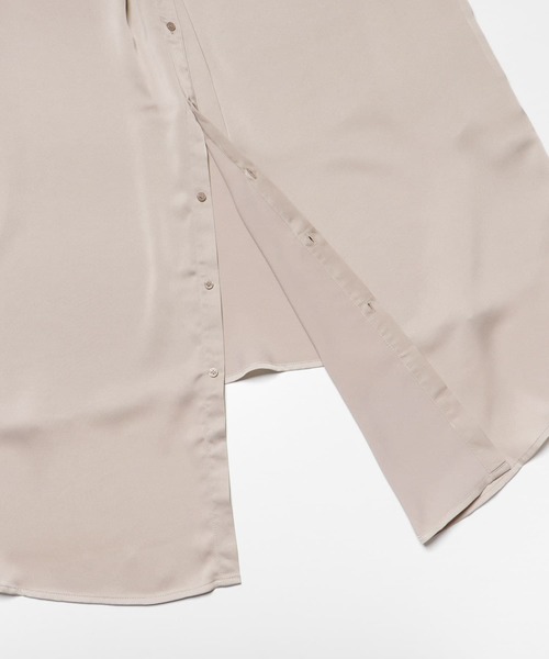 SENSE OF PLACE by URBAN RESEARCH（センスオブプレイスバイアーバンリサーチ）の「クルーネックチュニックブラウス（シャツ/ブラウス・レディース・オフホワイト/ライトベージュ・ONE）」の17枚目の写真