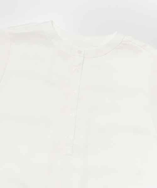 SENSE OF PLACE by URBAN RESEARCH（センスオブプレイスバイアーバンリサーチ）の「クルーネックチュニックブラウス（シャツ/ブラウス・レディース・オフホワイト/ライトベージュ・ONE）」の6枚目の写真