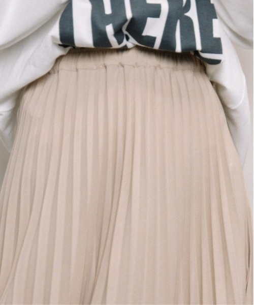 refinedworks(リファインドワークス)の「manywayロングプリーツスカート(スカート・レディース・チャコールグレー/ベージュ/ブルー・FREE)」の11枚目の写真
