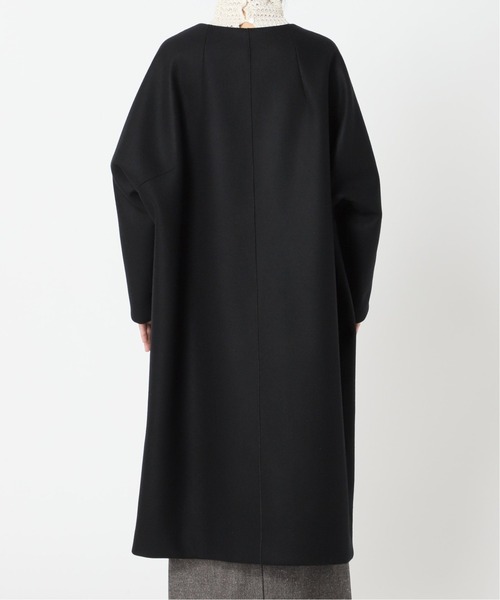 CITYSHOP(シティーショップ)の「OVER COCOON コート(ノーカラーコート・レディース・ブラウン/ブラック・36/38)」の20枚目の写真