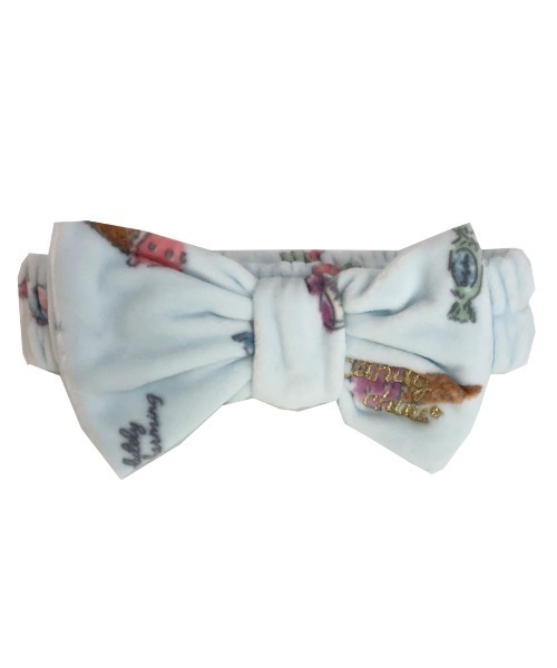 Candychuu（キャンディチュウ）の「アイス柄ルームワンピ×ヘアバンドセット（ルームワンピース・キッズ・サックスブルー・S/M/XS/XXS）」の2枚目の写真