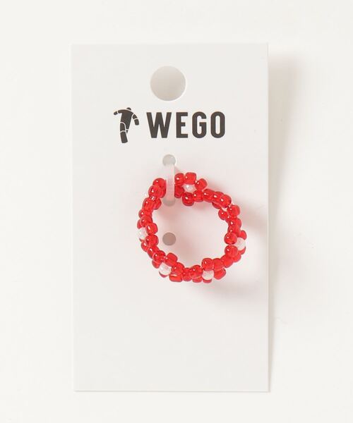 WEGO（ウィゴー）の「WEGO/フラワービーズリング（リング・レディース・ホワイト/ブラック/レッド/シルバー/ゴールド・FREE）」の8枚目の写真