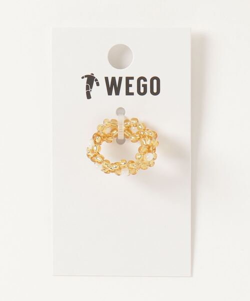 WEGO（ウィゴー）の「WEGO/フラワービーズリング（リング・レディース・ホワイト/ブラック/レッド/シルバー/ゴールド・FREE）」の6枚目の写真