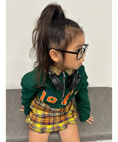 Moujonjon(ムージョンジョン)の「素材込裾フリルスカート(スカート・キッズ・ブルー/レッド/イエロー・120/100/130/90/110/140/95)」の10枚目の写真