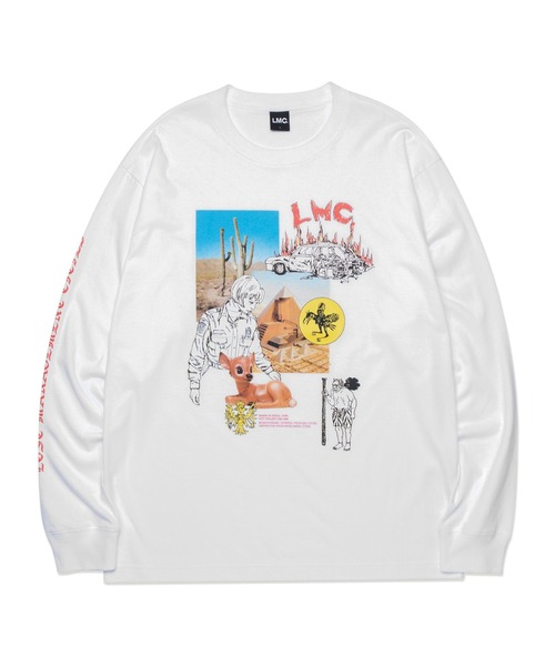 LMCの「【LMC】ISOLATION LONG SLV TEE / エルエムシー アイソレーション グラフィック ロングスリーブ Tシャツ(Tシャツ/カットソー・メンズ・ベージュ/ホワイト/ブラック/オレンジ・LARGE/MEDIUM/SMALL/X-LARGE)」の2枚目の写真