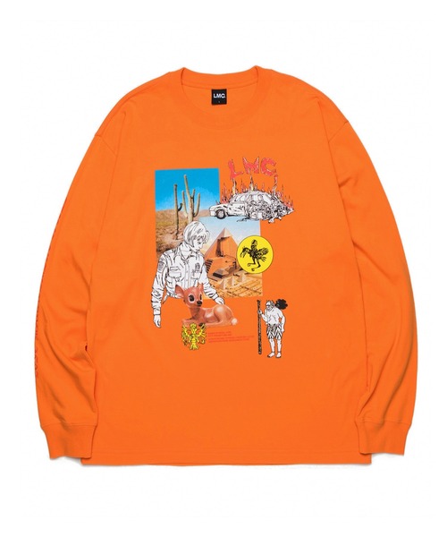 LMCの「【LMC】ISOLATION LONG SLV TEE / エルエムシー アイソレーション グラフィック ロングスリーブ Tシャツ(Tシャツ/カットソー・メンズ・ベージュ/ホワイト/ブラック/オレンジ・LARGE/MEDIUM/SMALL/X-LARGE)」の1枚目の写真