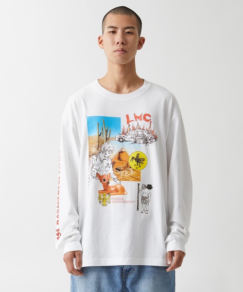 LMCの「【LMC】ISOLATION LONG SLV TEE / エルエムシー アイソレーション グラフィック ロングスリーブ Tシャツ(Tシャツ/カットソー・メンズ・ベージュ/ホワイト/ブラック/オレンジ・LARGE/MEDIUM/SMALL/X-LARGE)」の12枚目の写真