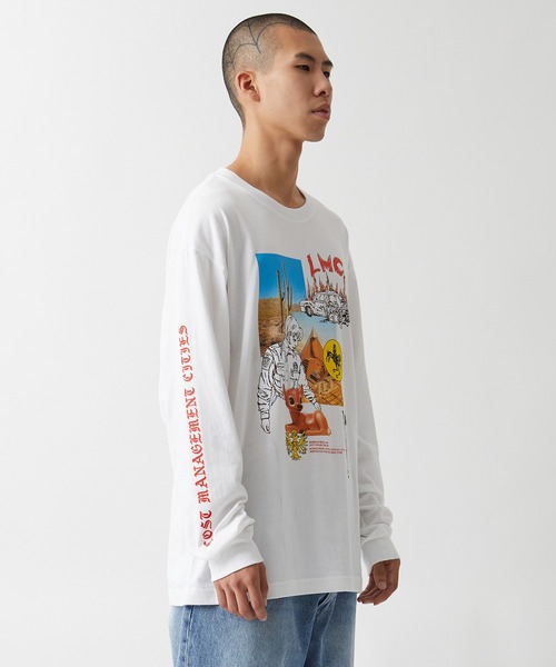 LMCの「【LMC】ISOLATION LONG SLV TEE / エルエムシー アイソレーション グラフィック ロングスリーブ Tシャツ(Tシャツ/カットソー・メンズ・ベージュ/ホワイト/ブラック/オレンジ・LARGE/MEDIUM/SMALL/X-LARGE)」の13枚目の写真