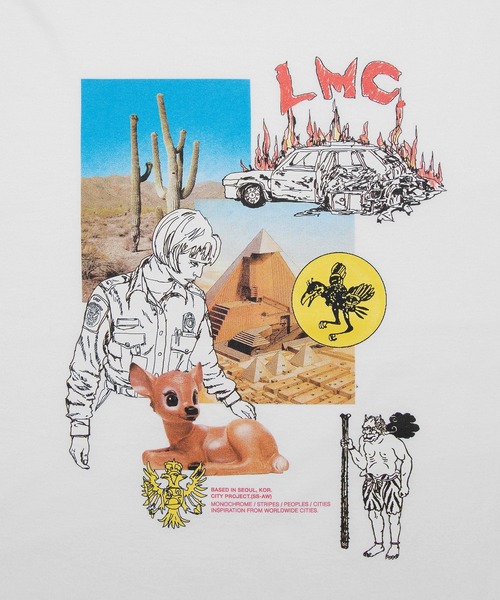 LMCの「【LMC】ISOLATION LONG SLV TEE / エルエムシー アイソレーション グラフィック ロングスリーブ Tシャツ(Tシャツ/カットソー・メンズ・ベージュ/ホワイト/ブラック/オレンジ・LARGE/MEDIUM/SMALL/X-LARGE)」の10枚目の写真