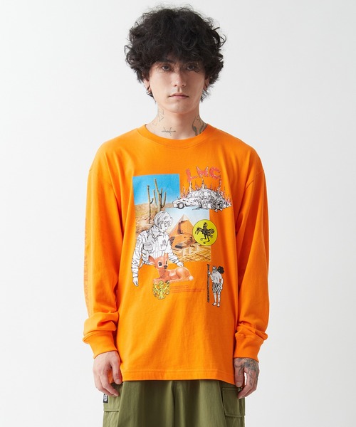 LMCの「【LMC】ISOLATION LONG SLV TEE / エルエムシー アイソレーション グラフィック ロングスリーブ Tシャツ(Tシャツ/カットソー・メンズ・ベージュ/ホワイト/ブラック/オレンジ・LARGE/MEDIUM/SMALL/X-LARGE)」の5枚目の写真