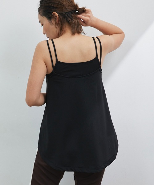 NERGY（ナージー）の「レイヤードカップ付きキャミソール（キャミソール・レディース・ブラック/ピンク/ライトグリーン・FREE）」の2枚目の写真