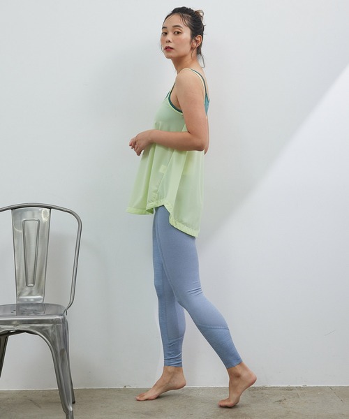 NERGY（ナージー）の「レイヤードカップ付きキャミソール（キャミソール・レディース・ブラック/ピンク/ライトグリーン・FREE）」の10枚目の写真