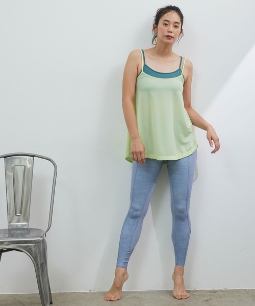 NERGY（ナージー）の「レイヤードカップ付きキャミソール（キャミソール・レディース・ブラック/ピンク/ライトグリーン・FREE）」の12枚目の写真