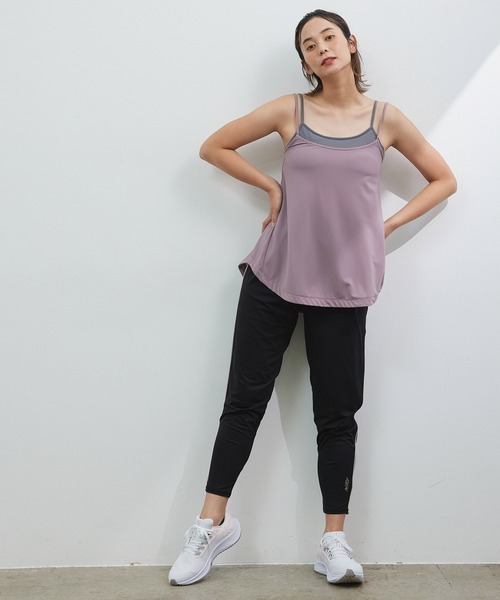 NERGY（ナージー）の「レイヤードカップ付きキャミソール（キャミソール・レディース・ブラック/ピンク/ライトグリーン・FREE）」の15枚目の写真