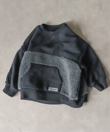 BREEZE by yumi. | WEB限定 ボア切り替えトレーナー【BREEZE by yumi.】(スウェット)