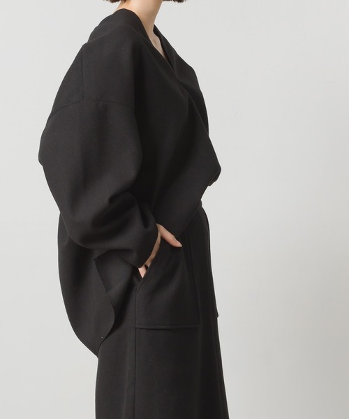 OMNES Supremo（オムネス　スプレモ）の「圧縮ジャージAラインスカート（スカート・レディース・ブラック/ベージュ/ブラウン・FREE）」の5枚目の写真