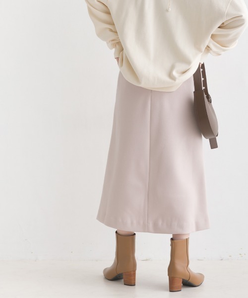 OMNES Supremo（オムネス　スプレモ）の「圧縮ジャージAラインスカート（スカート・レディース・ブラック/ベージュ/ブラウン・FREE）」の17枚目の写真