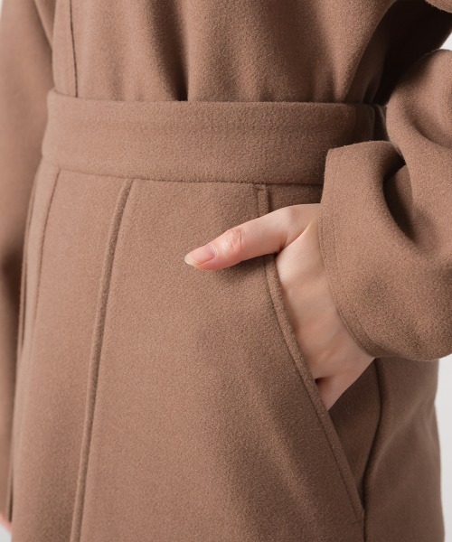 OMNES Supremo（オムネス　スプレモ）の「圧縮ジャージAラインスカート（スカート・レディース・ブラック/ベージュ/ブラウン・FREE）」の21枚目の写真