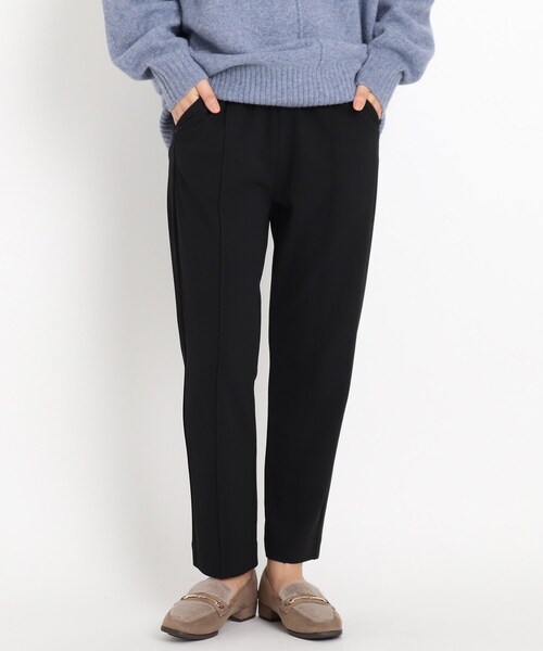 grove(グローブ)の「◆【S-3L】カットジョーゼットジョガーパンツ(その他パンツ・レディース・ダークオレンジ/ベージュ/ブラック・01/04/02/05/03)」の2枚目の写真