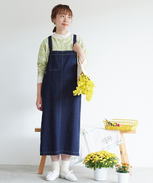 chambre de charme（シャンブルドゥシャーム）の「cdc 菜の花畑ジャカード　プルオーバー（Tシャツ/カットソー・レディース・オフホワイト/ブルー・FREE）」の21枚目の写真