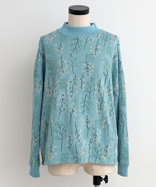 chambre de charme（シャンブルドゥシャーム）の「cdc 菜の花畑ジャカード　プルオーバー（Tシャツ/カットソー・レディース・オフホワイト/ブルー・FREE）」の18枚目の写真