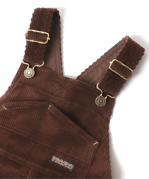 BREEZE（ブリーズ）の「コーデュロイサロペット（サロペット/オーバーオール・キッズ・ネイビー/ブラウン・100/90/130/120/110/80）」の8枚目の写真