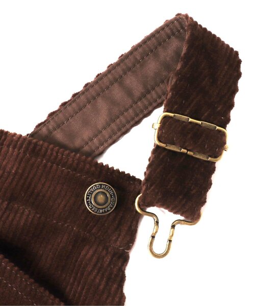 BREEZE（ブリーズ）の「コーデュロイサロペット（サロペット/オーバーオール・キッズ・ネイビー/ブラウン・100/90/130/120/110/80）」の9枚目の写真