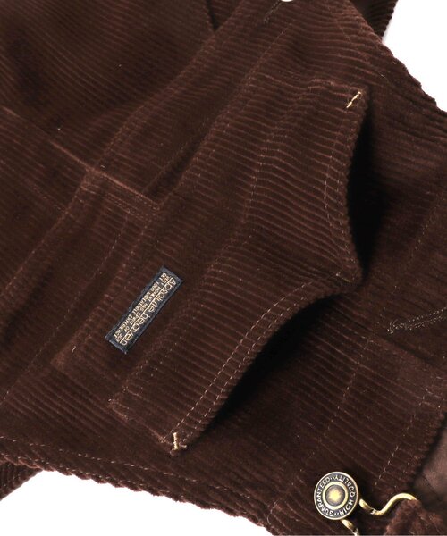 BREEZE（ブリーズ）の「コーデュロイサロペット（サロペット/オーバーオール・キッズ・ネイビー/ブラウン・100/90/130/120/110/80）」の11枚目の写真