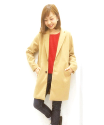 DISCOAT | 【Discoat】フェイクウールチェスターコート(チェスターコート)